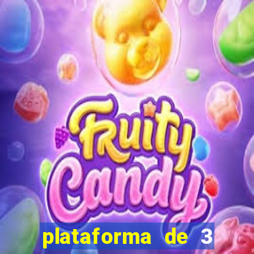 plataforma de 3 reais jogo